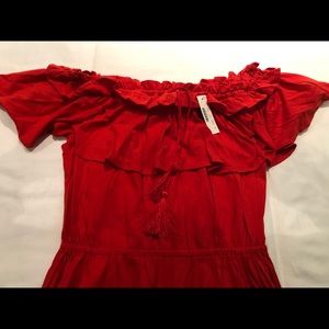 J Crew Off Shoulder Midi Dress